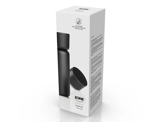 Kubek termiczny butelka 400 ml Black Singles 37785 Zone Denmark