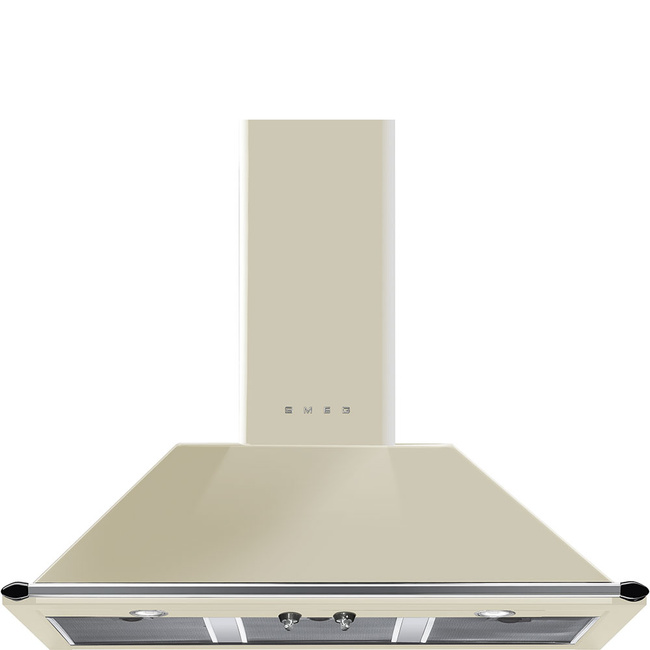 Smeg - Okap kuchenny, Victoria, 100 cm, KT100PE VICTORIA - krem