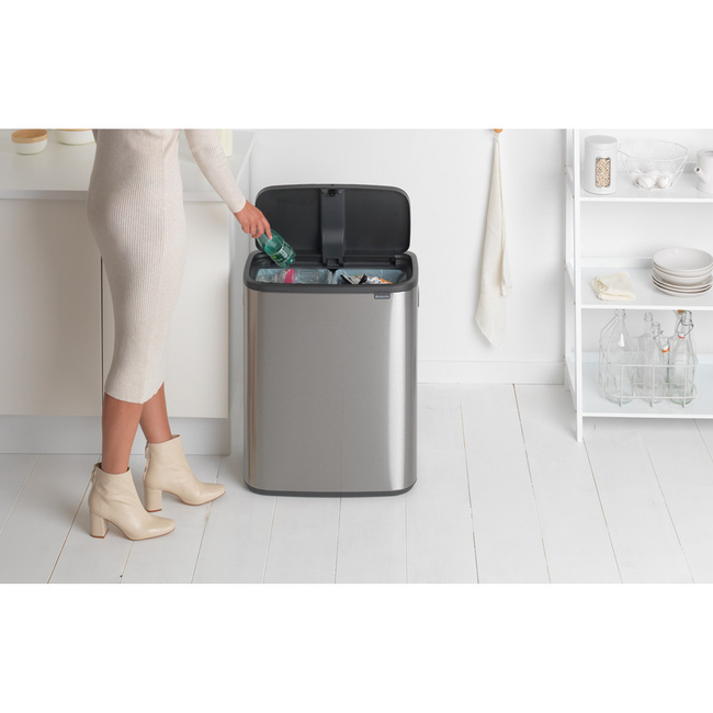 Kosz na śmieci Touch Bin BO stal matowa - Brabantia - Outlet