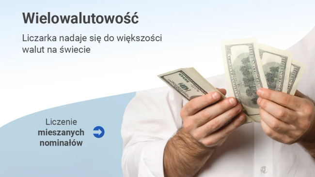EXTRALINK LockStar MG X-600 Profesjonalna Liczarka Nominałowa UV IR do Banknotów