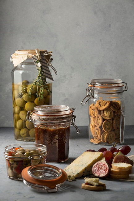 Słoik 1,8 l. Facetted Clip Top Jars - Kilner