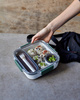 Lunch box kwadratowy, oliwkowy - Black+Blum