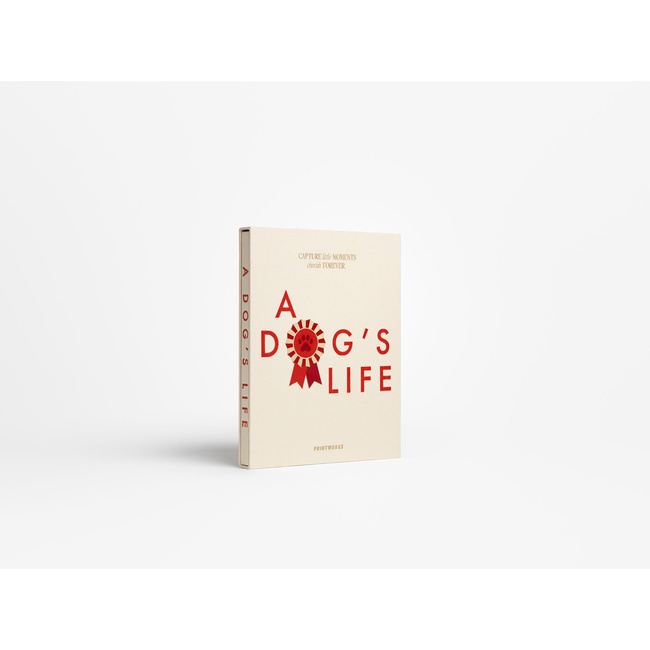 Dziennik psa Printworks A Dog's Life, pamiętnik do wypełnienia, okładka z tkaniny, 64 strony
