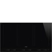 Smeg - Płyta Indukcyjna, 90 Cm, Linea, Black Linea Sim1964D Czarne Szkło