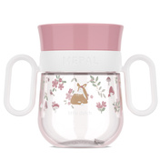 Kubek do nauki picia Mepal Mio 360° 200 ml, wzór Fairy Garden