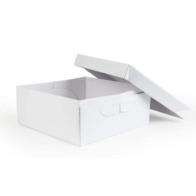Pme Pudełko na ciasto 381 x 381 x 152 mm biały