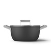 Smeg - Garnek o średnicy 24 cm CSF2412BLM - czarny