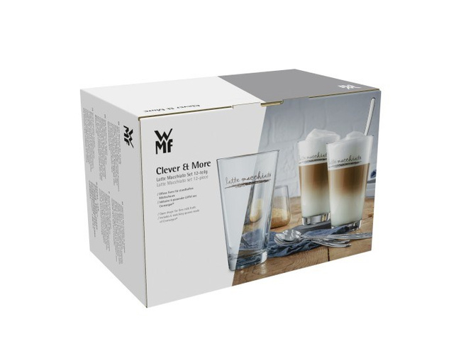 Filiżanki do latte macchiato z łyżeczkami 6sz - WMF