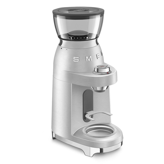 Smeg - Młynek do kawy Młynki do kawy, Minipro Cgf02Sseu Aluminium.