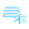 Turban do włosów Dock & Bay Tulum Blue szybkoschnący ręcznik z mikrofibry