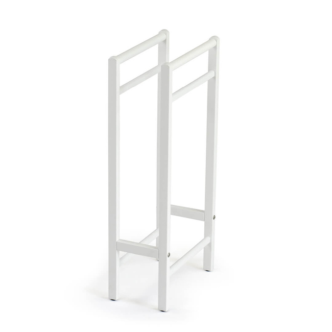 Arredamenti Salvi' Stojak na ręczniki - 77 x 34 cm, Biały