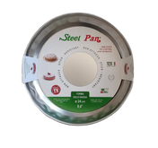 Forma do tarty stalowa z nieprzywierającą teksturą 24x3 cm – Steel pan
