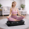 EXTRALINK Moonwalk Spinmove Platforma Wibracyjna Fitness 200W Bluetooth Gumami Oporowymi Czarna