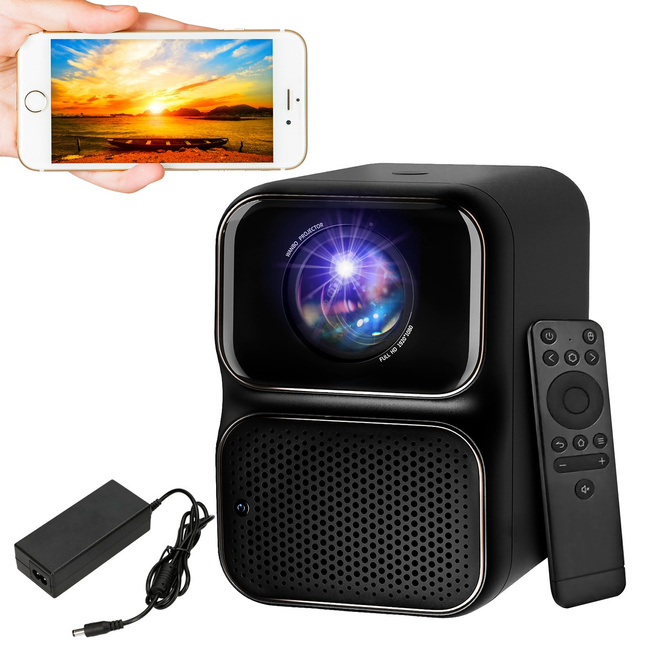 Wanbo Tt Projektor Auto Focus, Full Hd 1080p, 650lm, Bluetooth 5.1, Wi-Fi 2.4ghz 5ghz