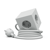 Listwa zasilająca Square 1 z podwójnym Usb-c 30 w i magnetyczną podstawą 1,8 m - szara - Avolt