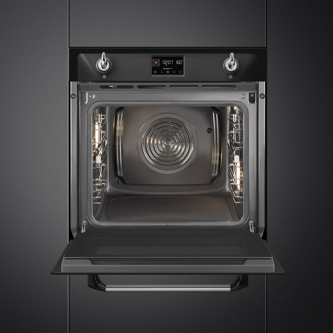 Smeg - Piekarnik, 60 cm, Victoria, czarny Sop6902s2pn Victoria