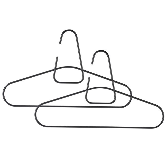 Wieszak Na Ubrania 2 Szt. A-Hanger Black 12445 - Zone Denmark