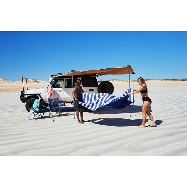Koc piknikowy Whitsunday Blue 170 x 170 cm Dock & Bay