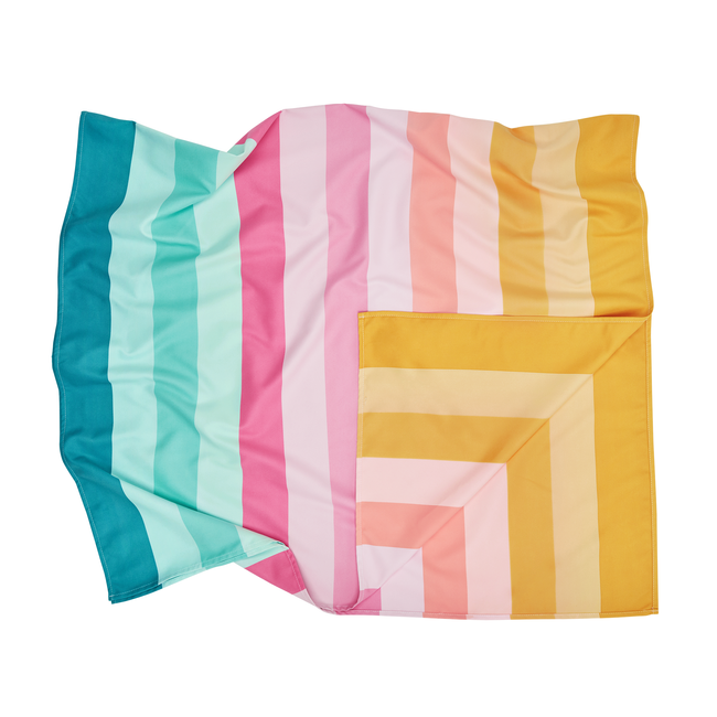Ręcznik plażowy Dock & Bay Coastal Candy L 160 x 90 cm, szybkoschnący