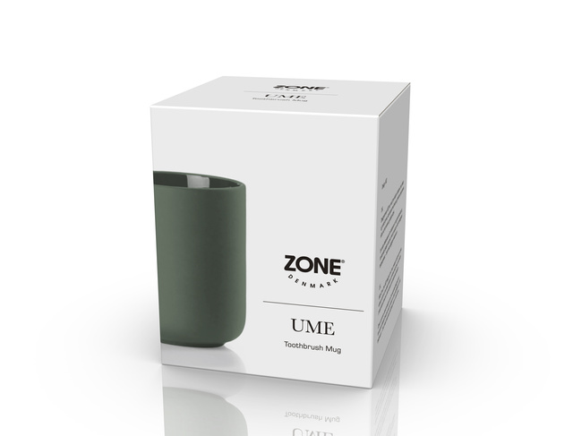Kubek Na Szczoteczki Do Zębów Ume Olive Green 26430 - Zone Denmark