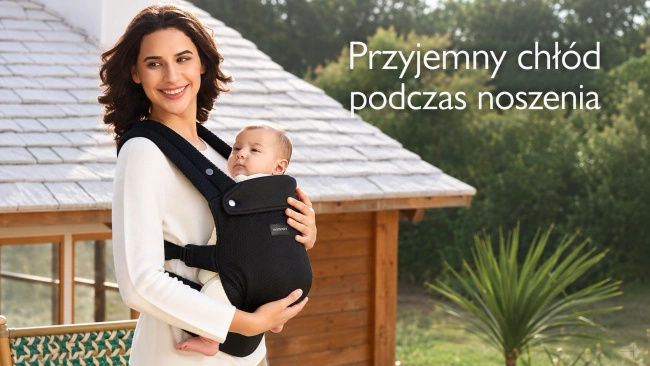 Nosidełko ergonomiczne Momcozy BC001 PureHug Air Mesh, czarne