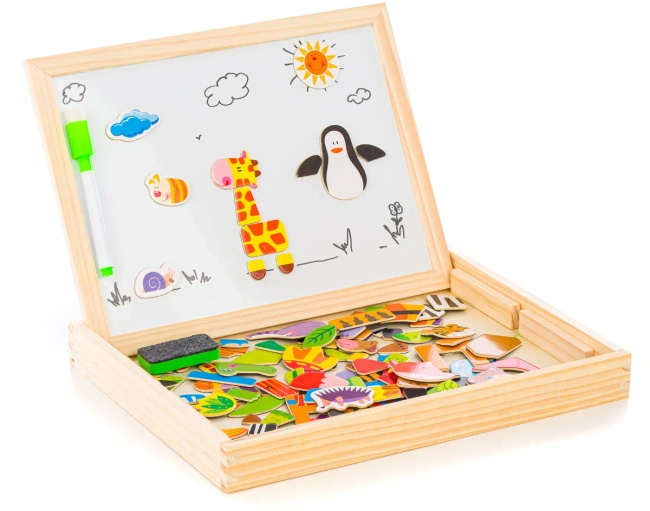 Extralink Toys | Tablica kredowo-magnetyczna | edukacyjna, dwustronna