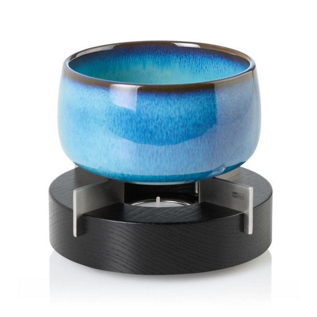 Podgrzewacz Tuto, jesion czarny, stal, 14,5cm - Adhoc