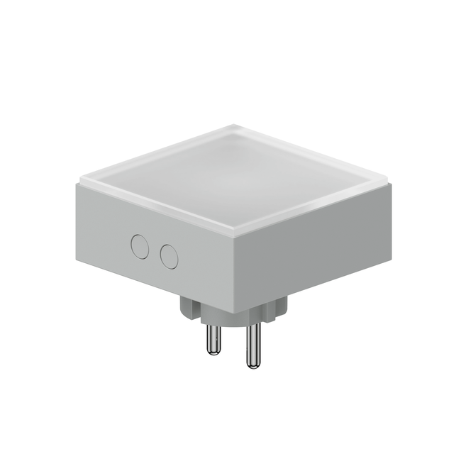 Lampka LED do gniazdka Avolt Lamp 1, szara Gotland Gray, ściemniana