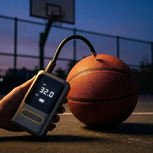 Extralink Kompresor Samochodowy 4000mAh 150PSI 80W Powerbank Latarka Opony