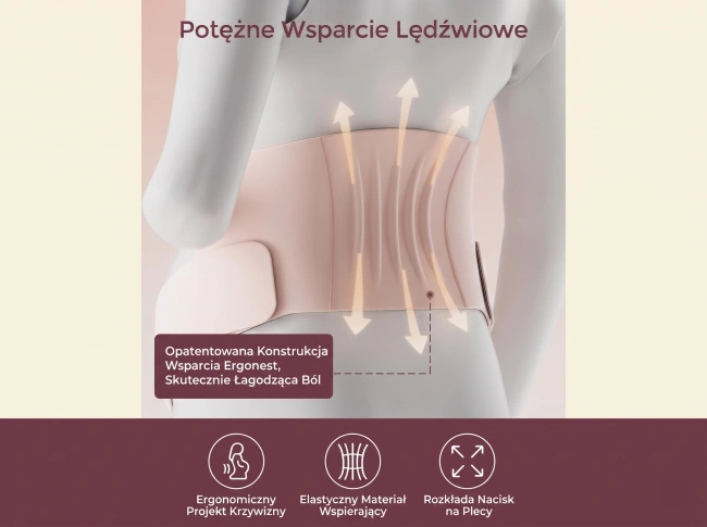 Pas ciążowy Momcozy Pregnancy Belly Band, cielisty, rozmiar M