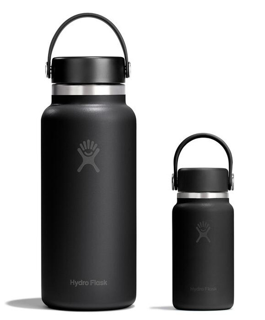Mini butelka termiczna Hydro Flask Micro 200 ml z uchwytem, czarna