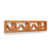 Wieszak ścienny Foppapedretti Flat 3 Walnut – orzech