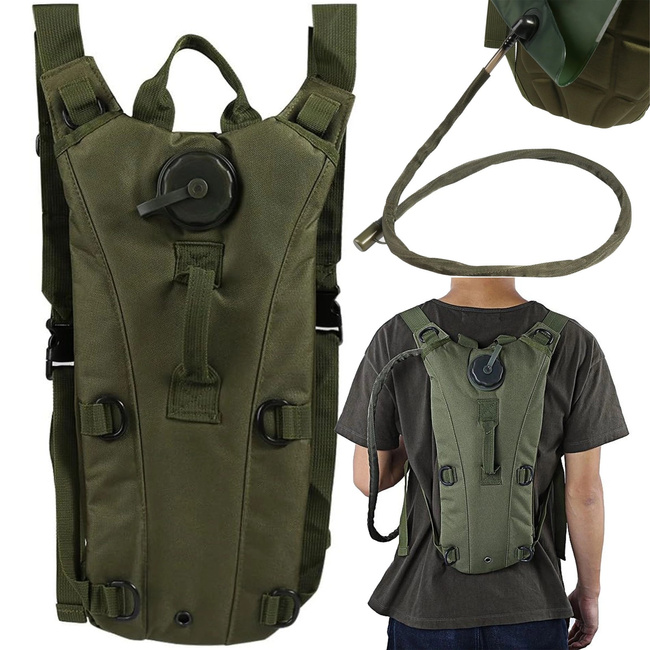 EXTRALINK Military plecak rowerowy górski z bukłakiem na wodę 3L hydracyjny MIL-1114