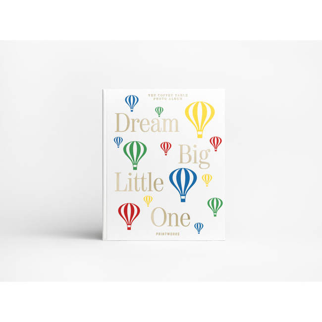 albumy dziecięce do zdjęć XL Dream Big Little One biały - Printworks