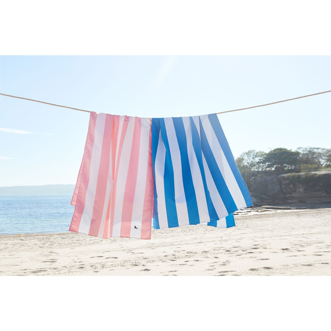 Ręcznik plażowy szybkoschnący Malibu Pink 160 x 90 cm Dock & Bay
