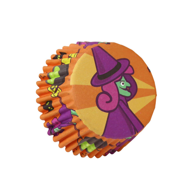 Papilotki do babeczek PME Czarownice na Halloween, 30 sztuk
