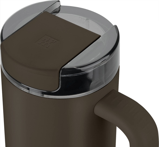 Thermo Plus Kubek termiczny ze słomką - 900 Ml, Brązowy - Zwilling