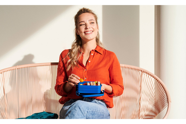 Lunchbox Take A Break Large Vivid Blue 107635510100