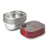 Lunchbox stalowy Black+Blum Multifunction M, 900 ml, do piekarnika i mikrofalówki