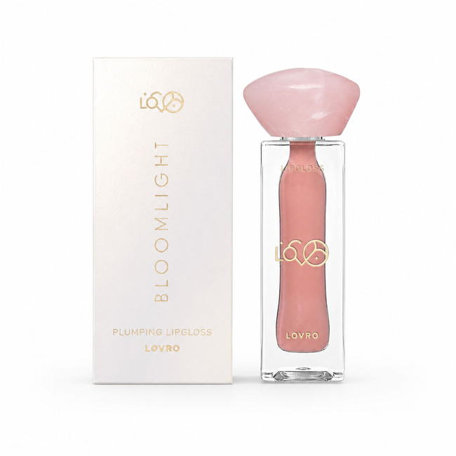 Błyszczyk do ust Lovro Bloomlight Lipgloss 04 Nude Muse, różowo-beżowy nude