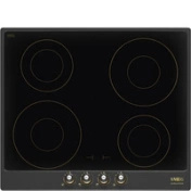 Smeg - Płyta indukcyjna, 60 cm, Cortina, Antra. Si764aom Cortina
