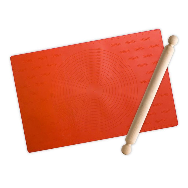 Mata silikonowa + wałek do makaronu - Imperia