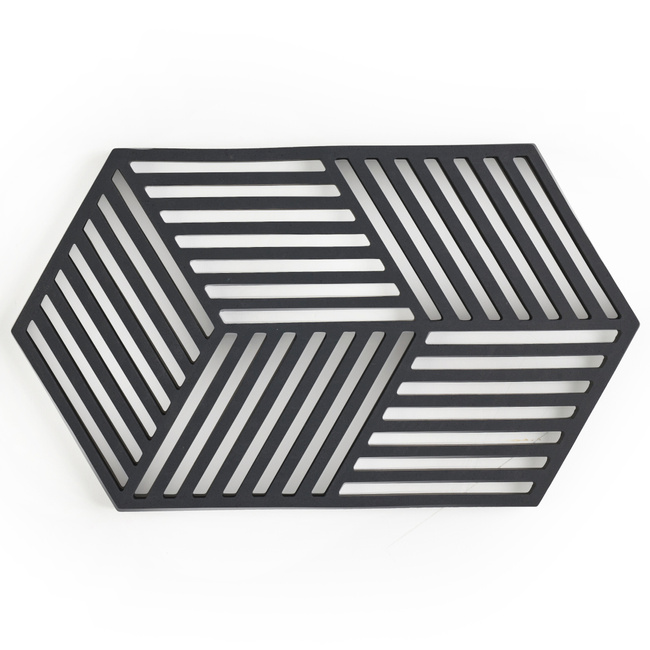 Podkładki pod naczynia Hexagon 24 cm Black - Zone Denmark