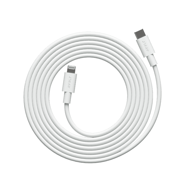 Kabel 1 Usb C Do Ładowania Lightning (Mfi), 2 M - Biały - Avolt