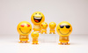 Figurka Hoptimist Smiley Cool L Yellow 26299 - Hoptimist