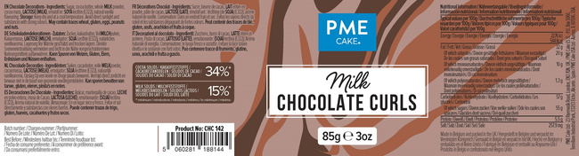 Pme Wiórki Z Mlecznej Czekolady 85 G