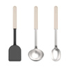 Naczynia do gotowania 3 elementy Chef It Chalk - Mepal