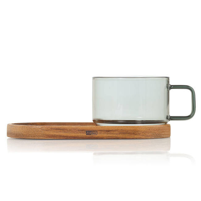 Zestaw Filiżanka Impact 300ml Z Podstawką Akacja - Adhoc