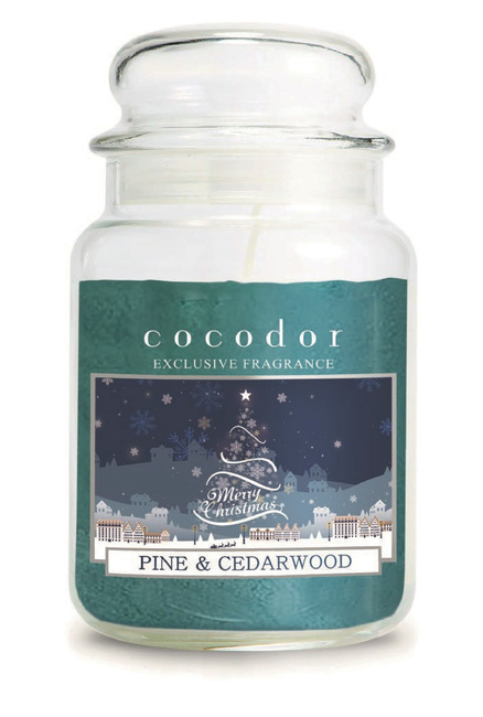 Świeca zapachowa Christmas Pine&Cedarwood - Cocodor