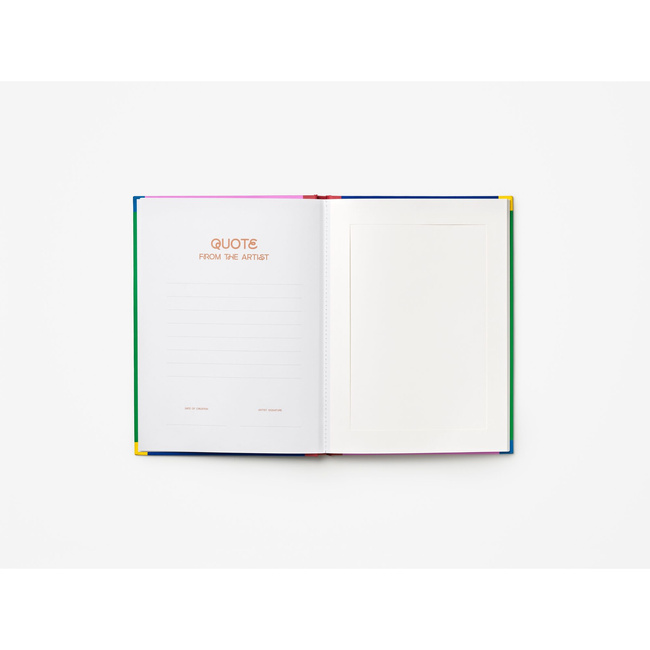 Album na rysunki dziecka Printworks The Art Keeper, beżowy, ramki A4